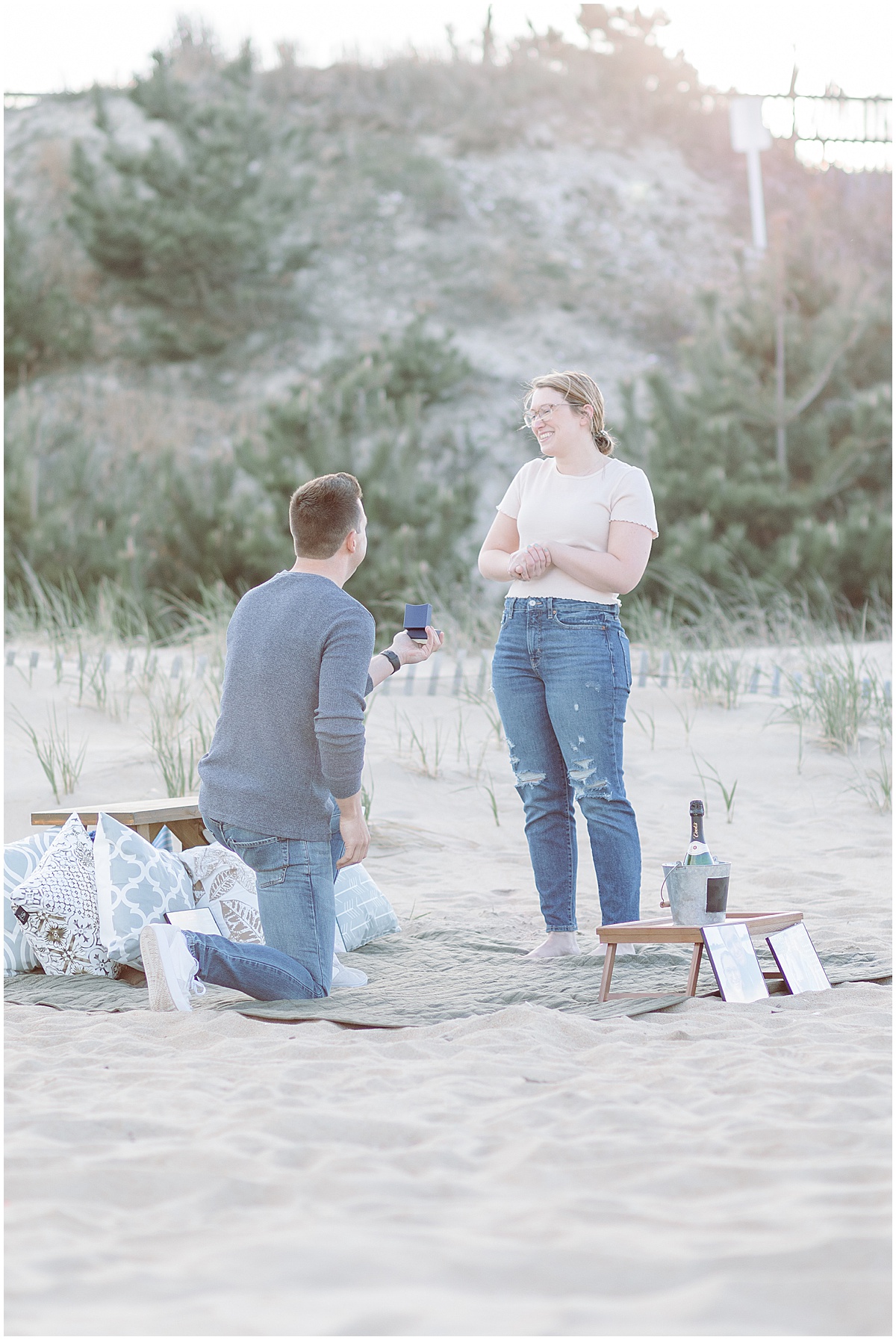  surprise beach proposal
