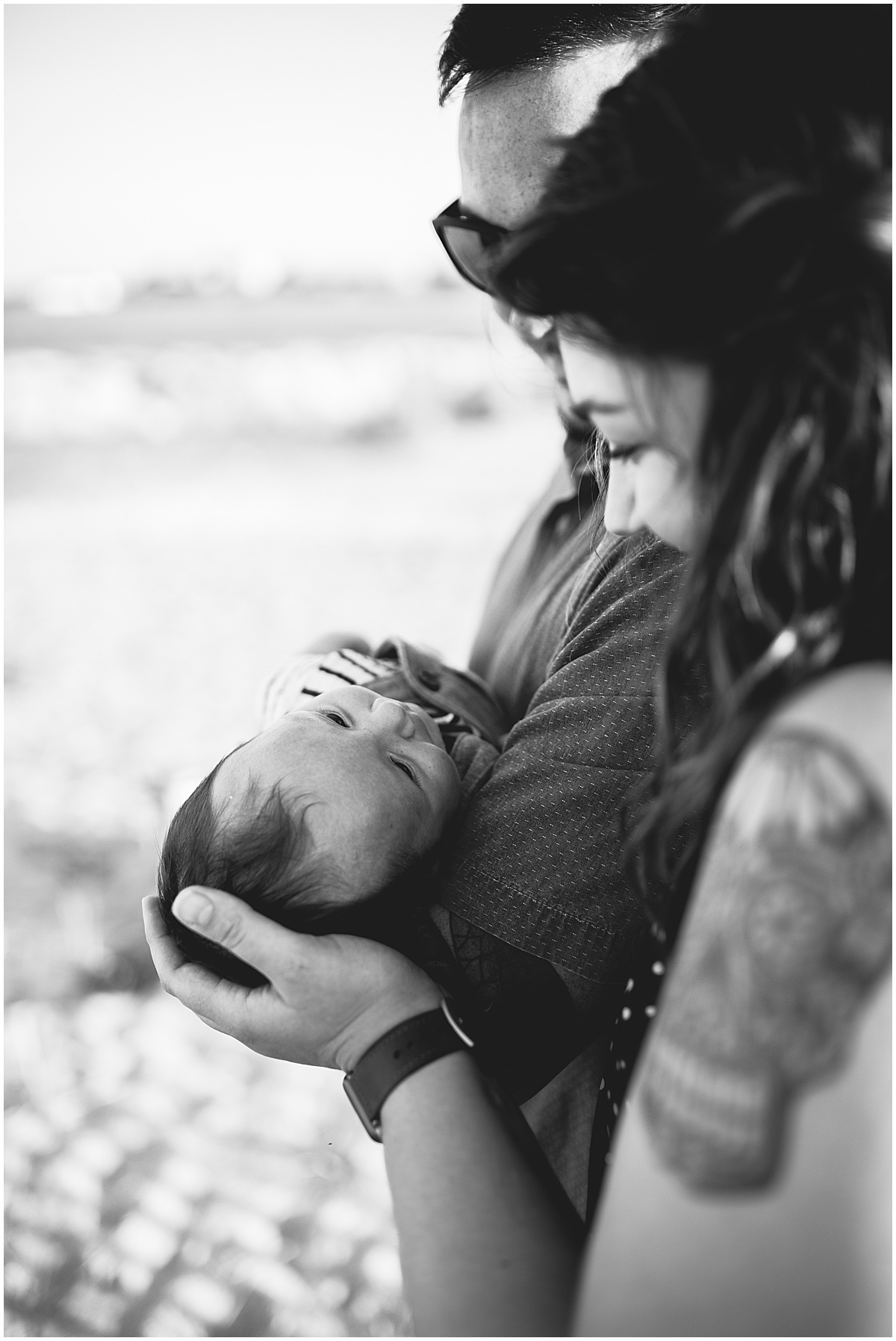 Newborn Family Portraits at Bowers Beach Delaware