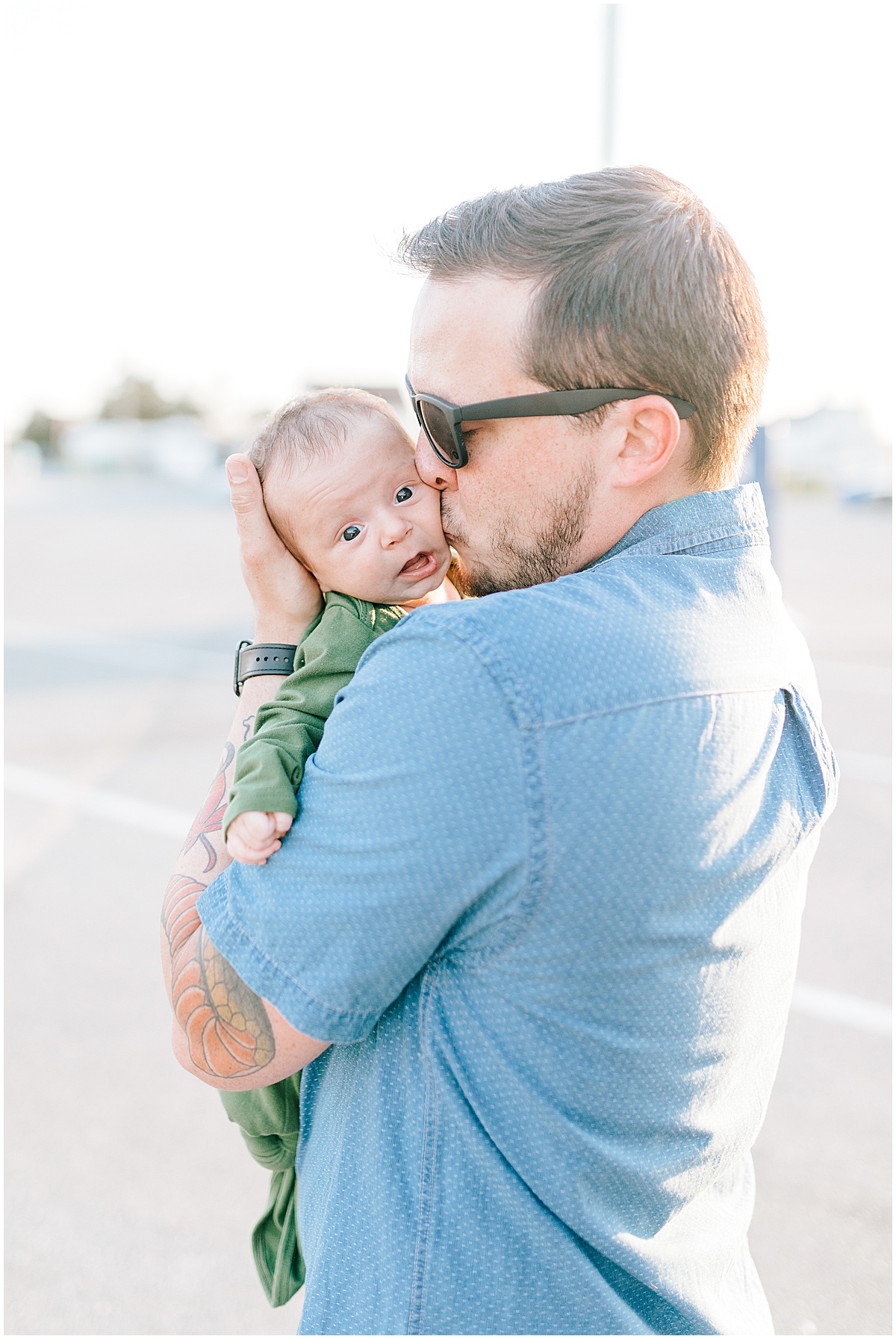 Newborn Family Portraits at Bowers Beach Delaware