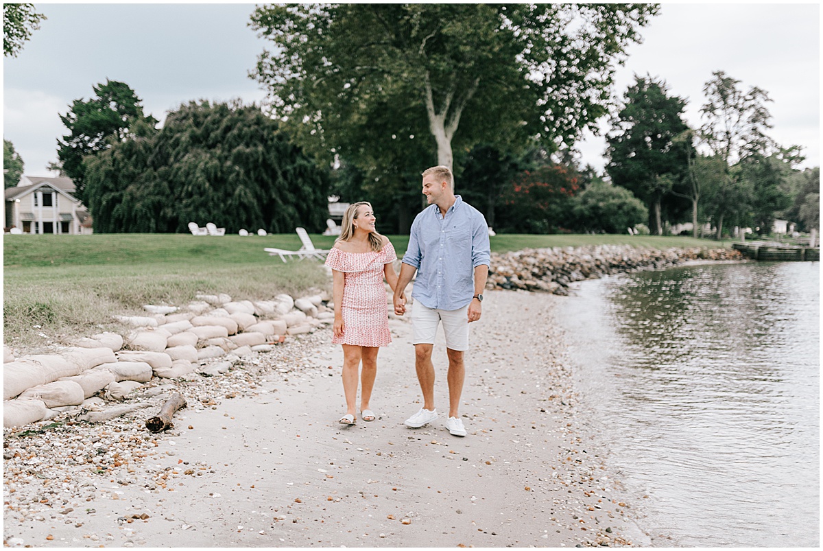 Beach surprise proposal portraits