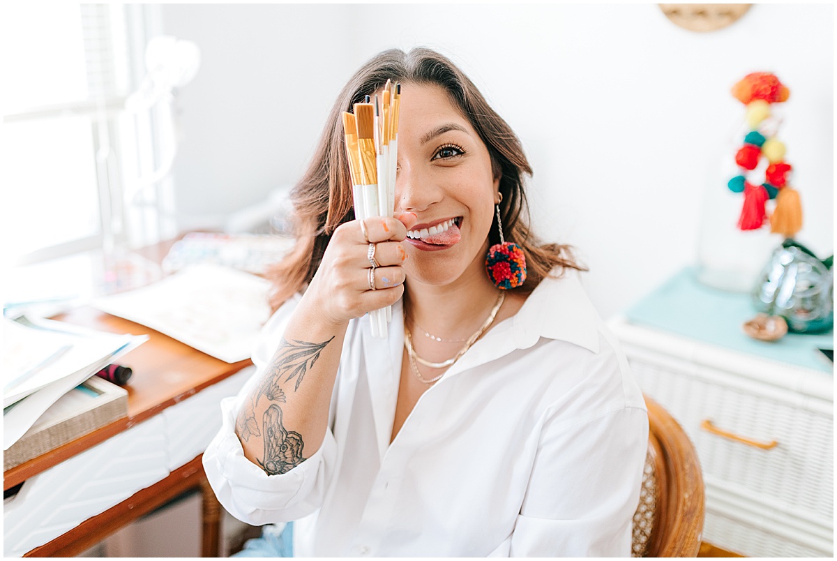 artist branding portraits