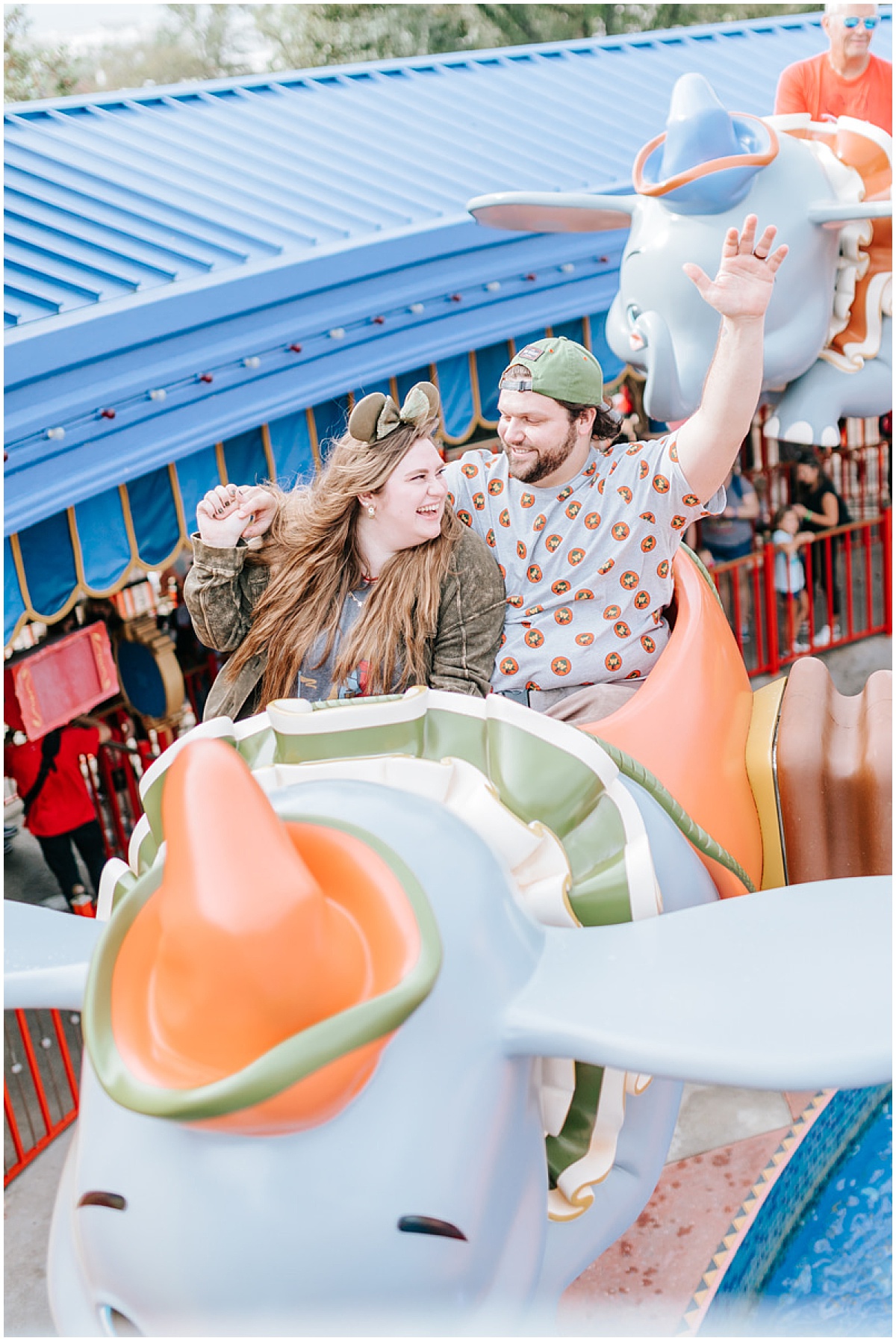 magic kingdom couple portraits with kati and Justin