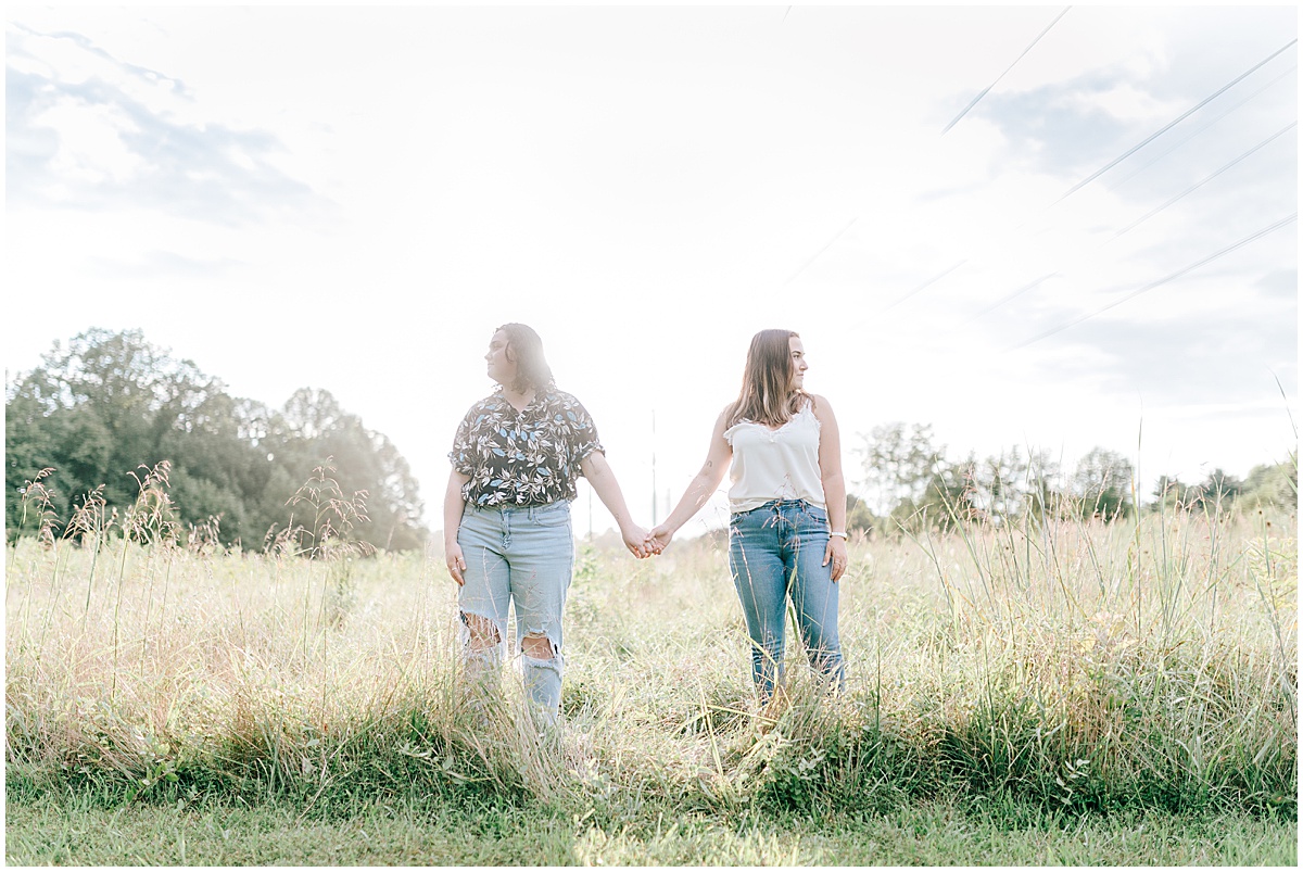 outdoor couple portraits