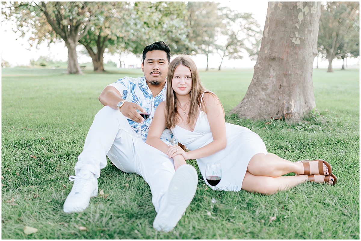 fun engagement portraits