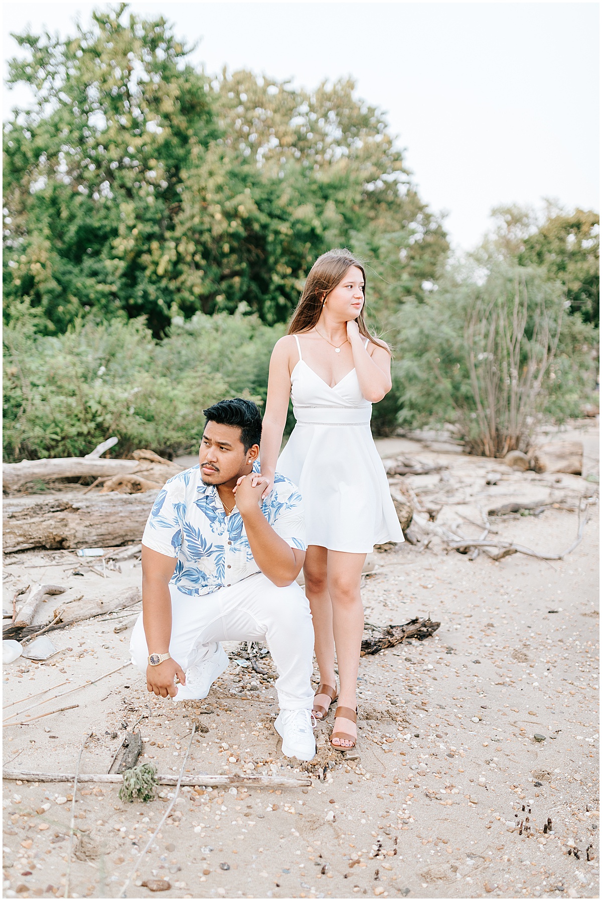 fun engagement portraits