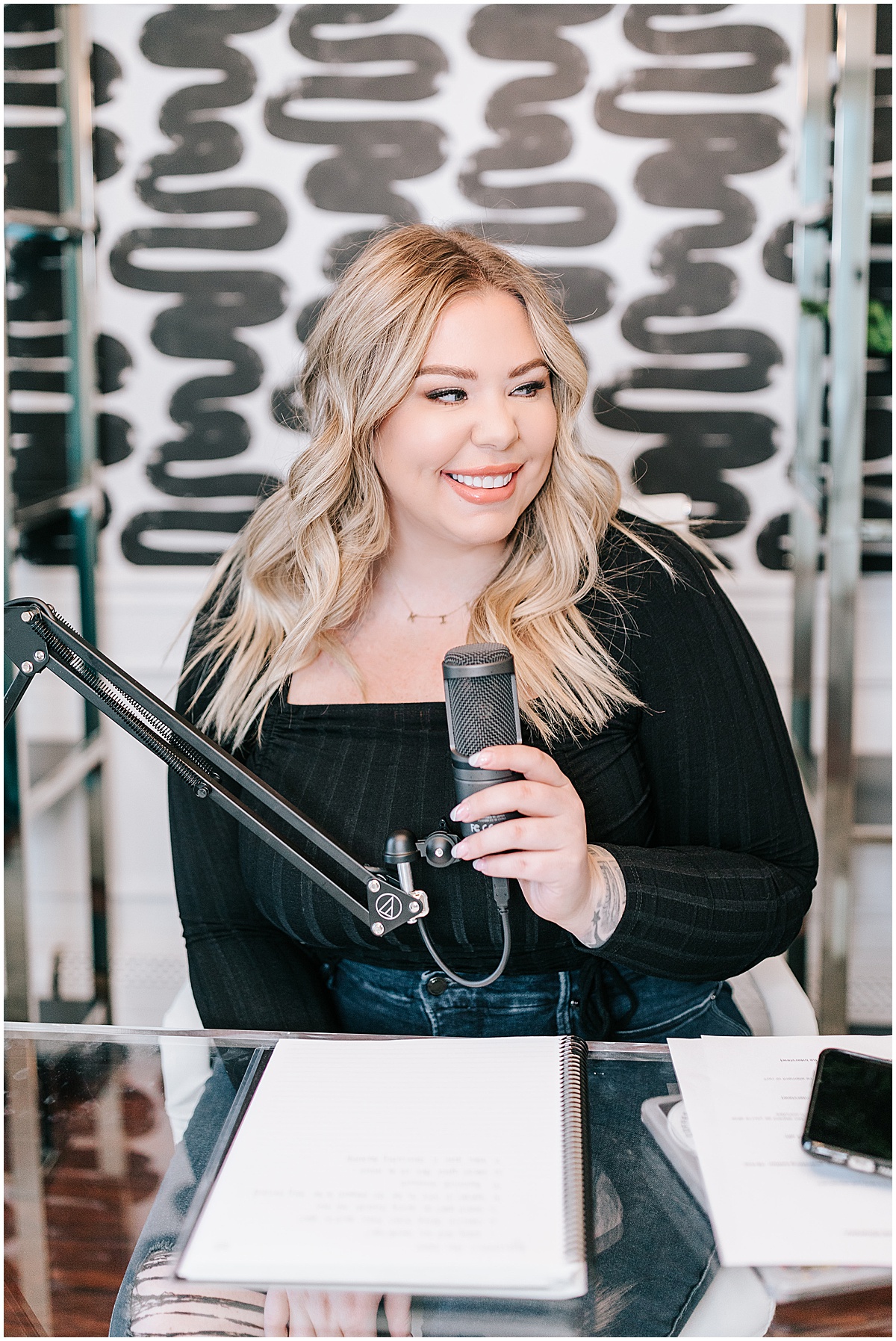 influencer podcast portraits for kail of barely famous