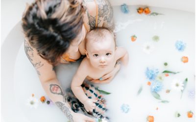 Milk Bath Birthday Portraits with Laura in Delaware