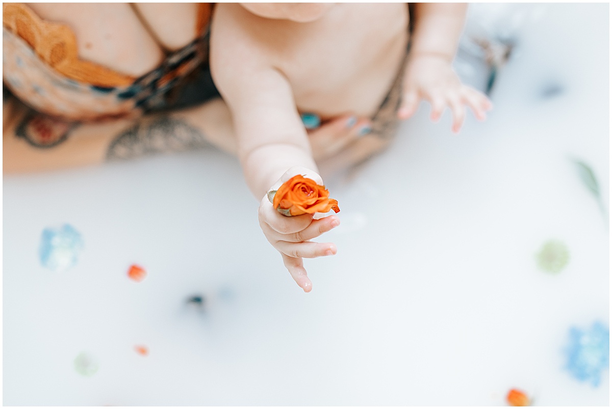 Milk Bath Birthday Portraits with Laura in Delaware