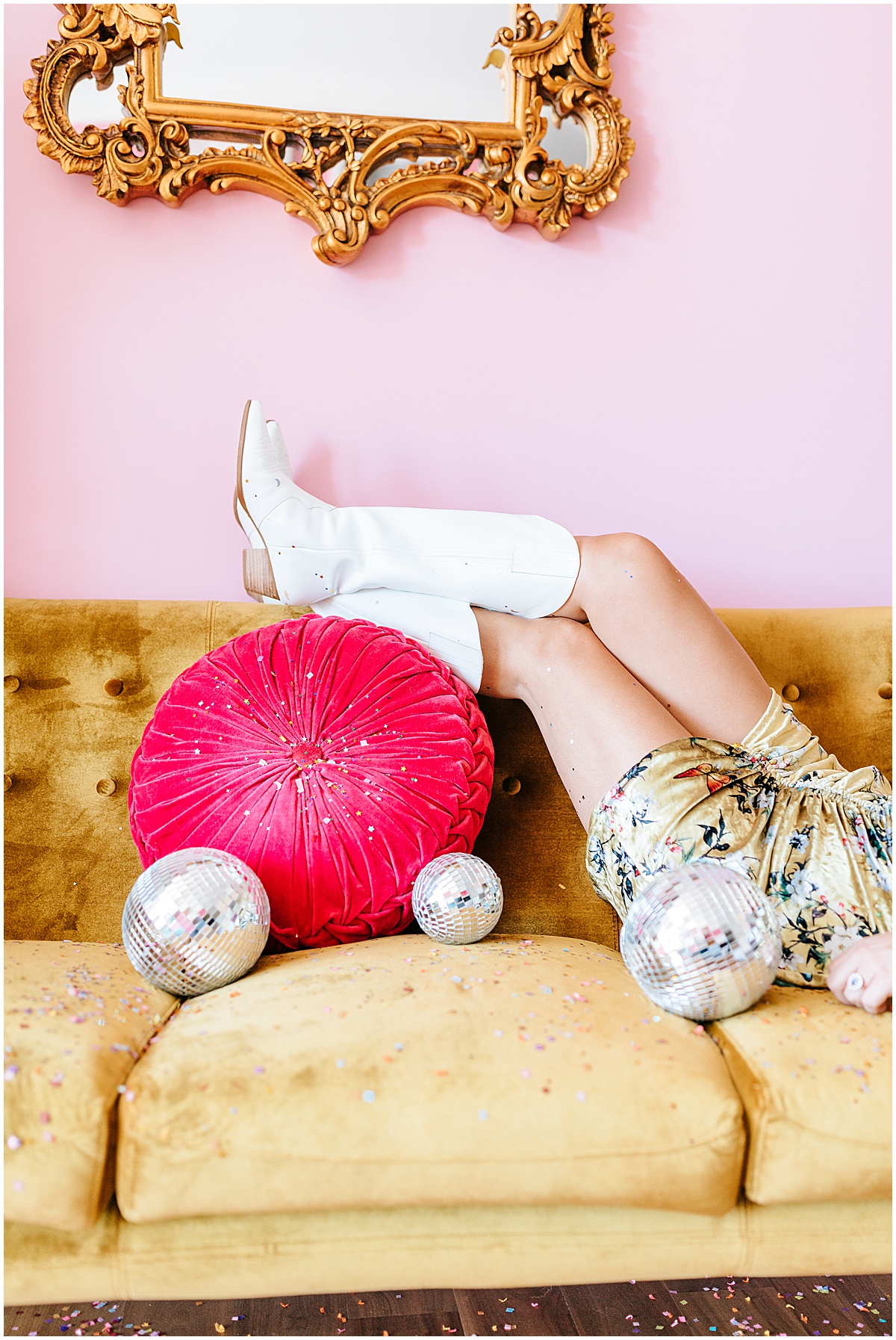 white cowgirl boots for photoshoot