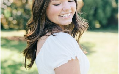 Lavender Fields Senior Portraits with Megan