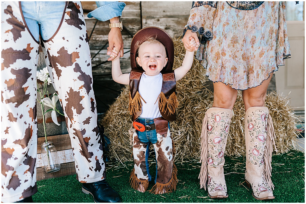 1st Rodeo Birthday Portraits for Arrow's birthday party in ubly Michigan