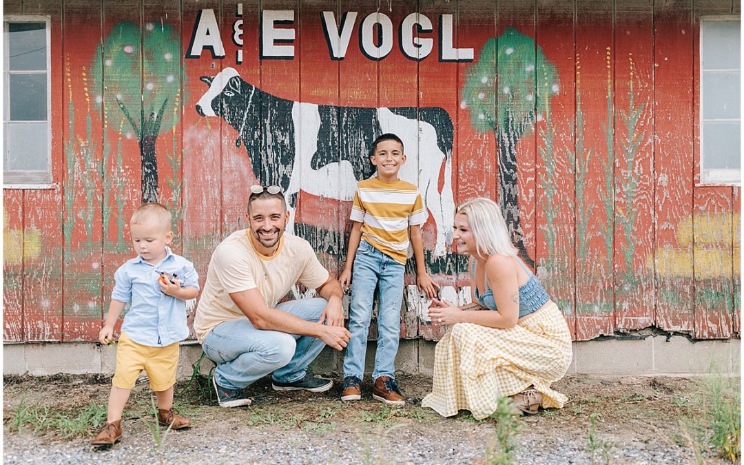 Family Farm Portraits in Harrington Delaware