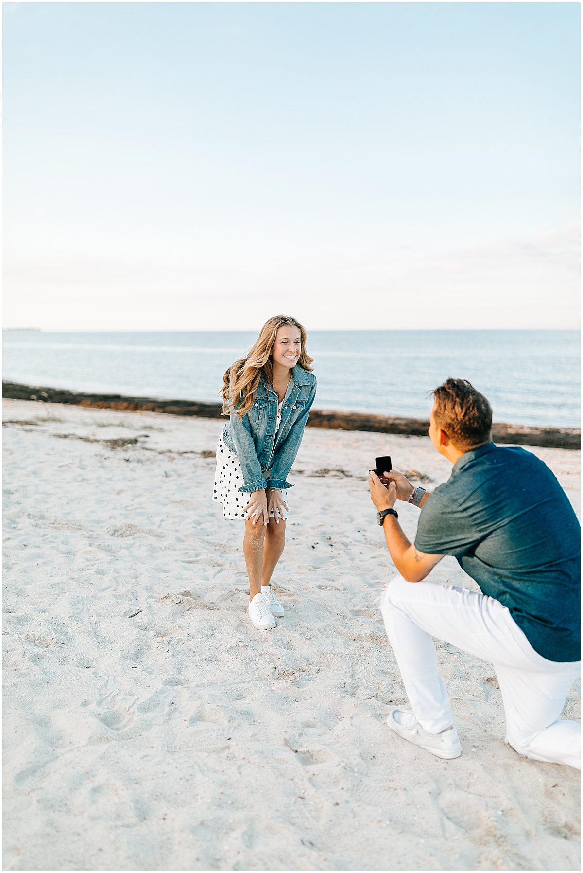 bowers beach proposal portraits