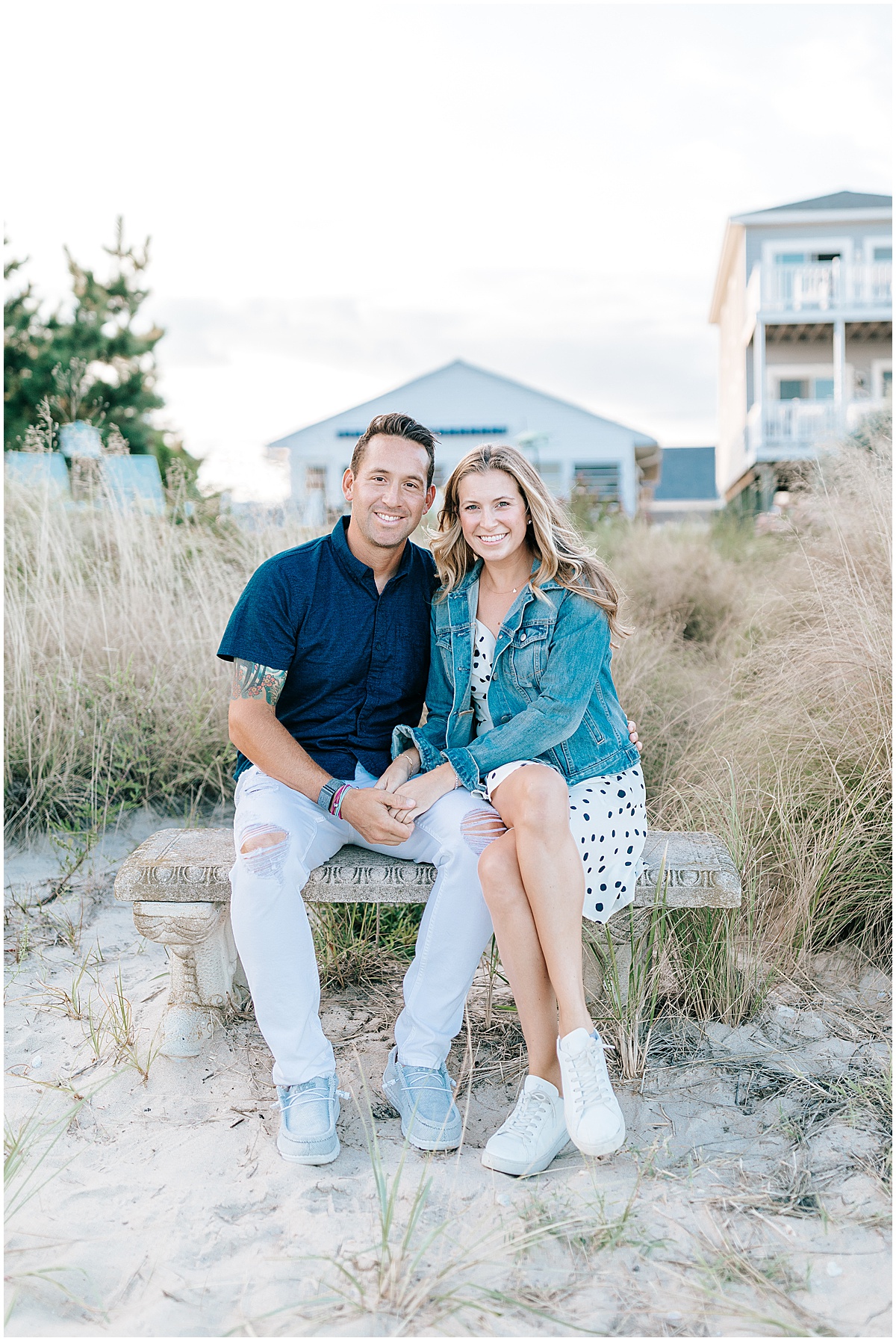 bowers beach proposal portraits for Alex and Rachels surprise beach proposal