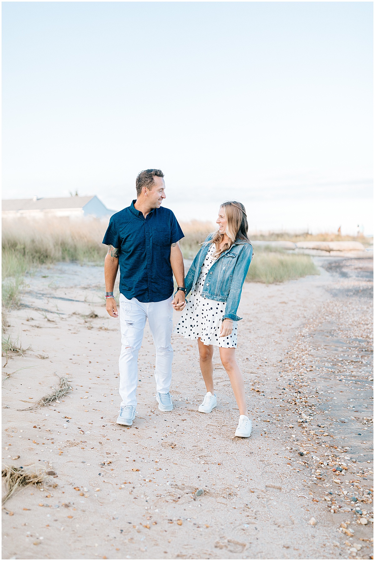 bowers beach proposal portraits for Alex and Rachels surprise beach proposal